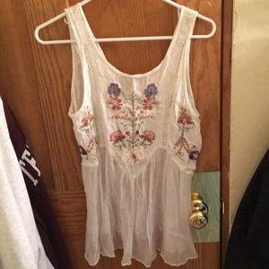 Sheer tank top free people